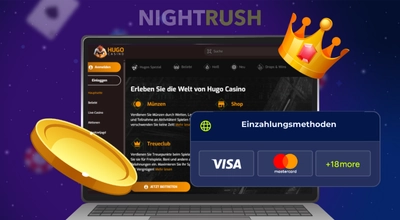 Hugo Casino Einzahlung tätigen