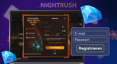 Hugo Casino Registrierungsformular