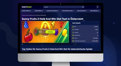 Sunny Fruits 2 Hold and Win auf Nightrush