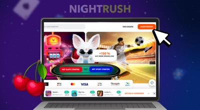 Monro Casino Startseite mit Anmeldung