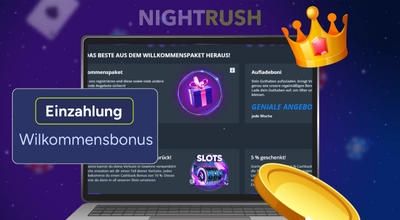 Willkommenspaket im Jet Casino mit verschiedenen Boni