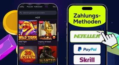 Casinos mit Auswahl an Spielautomaten und Zahlungsmethoden