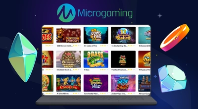 Auswahl an Microgaming Spielautomaten
