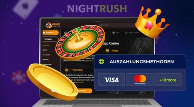 Gewinne im Online Casino mit verschiedenen Zahlungsmethoden auszahlen.