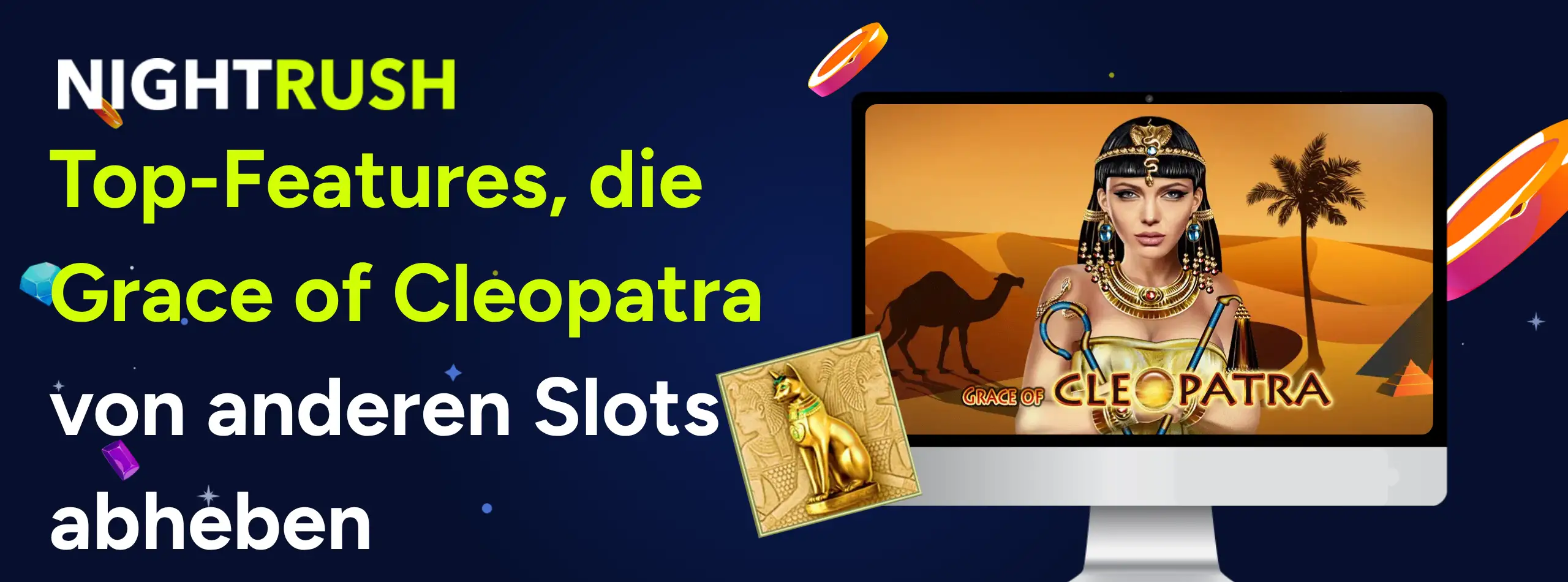 Grace of Cleopatra Slot Banner