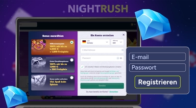 Registrierung im Online Casino