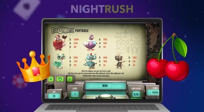 Gewinntabelle des EggOMatic Slots