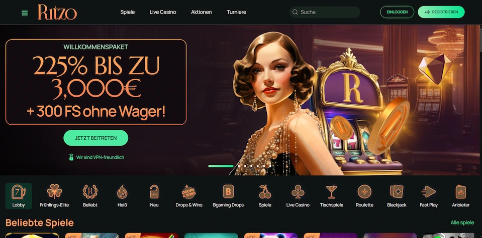 Ritzo Startseiten.