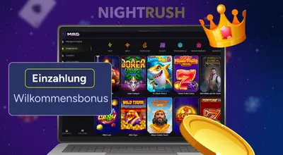Einzahlungsbonus bei Madcasino