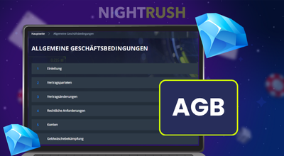 Allgemeinen Geschäftsbedingungen des Online Casinos