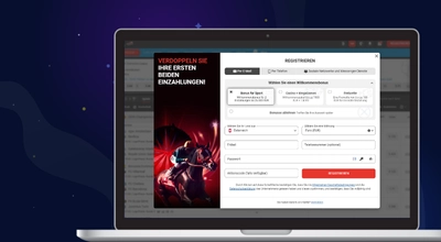 Megapari Homepage mit Spielautomaten und Casino Spielen