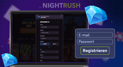 Winrolla Casino Registrierungsformular für persönliche Daten