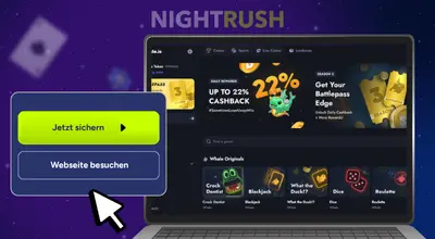 Whale.io Website mit Casino Spielen und Bonus