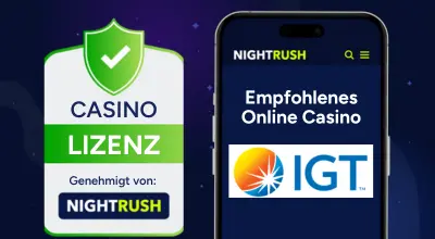 Casino Lizenz für Online Casinos genehmigt von Nightrush