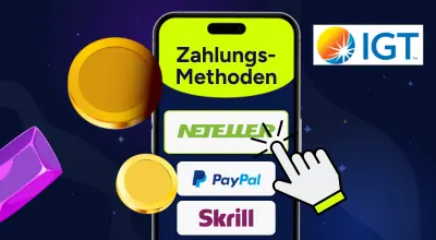 Zahlungsmethoden wie Neteller, Skrill und PayPal