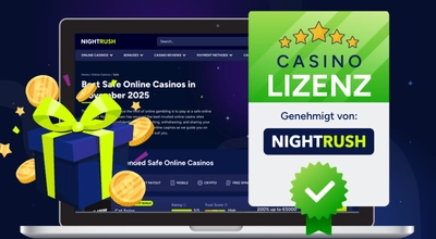 Casino Lizenz genehmigt von Nightrush