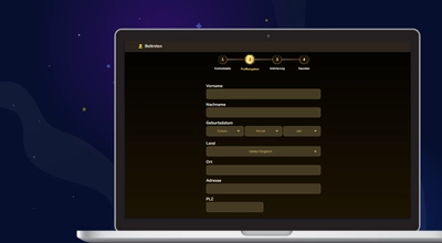 Prestige Casino Registrierungsformular