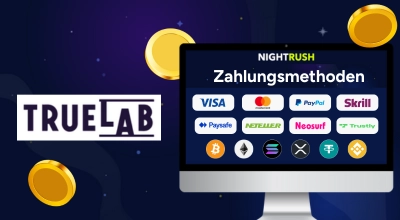 Zahlungsmethoden wie Visa, Mastercard, Paysafe, Neteller und Skrill