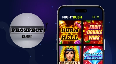 Prospect Gaming Spielautomaten auf einem Mobilgerät