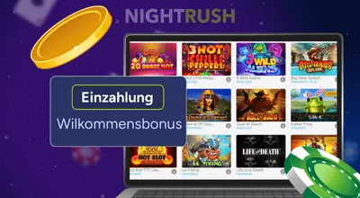 Wolfy Casino Einzahlung und Willkommenbonus