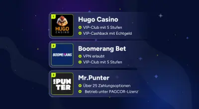 Nightrush Online Casino Auswahl