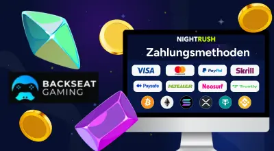 Zahlungsmethoden wie Visa, Mastercard, Neteller, Skrill und PayPal