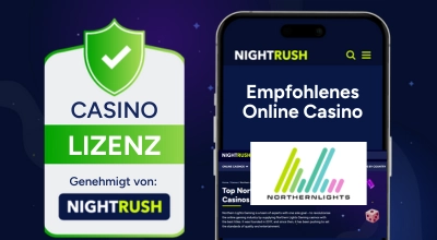 Casino Lizenz für Online Casinos genehmigt von Nightrush