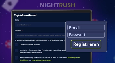 Registrierungsformular im Betbeast Casino ausfüllen.