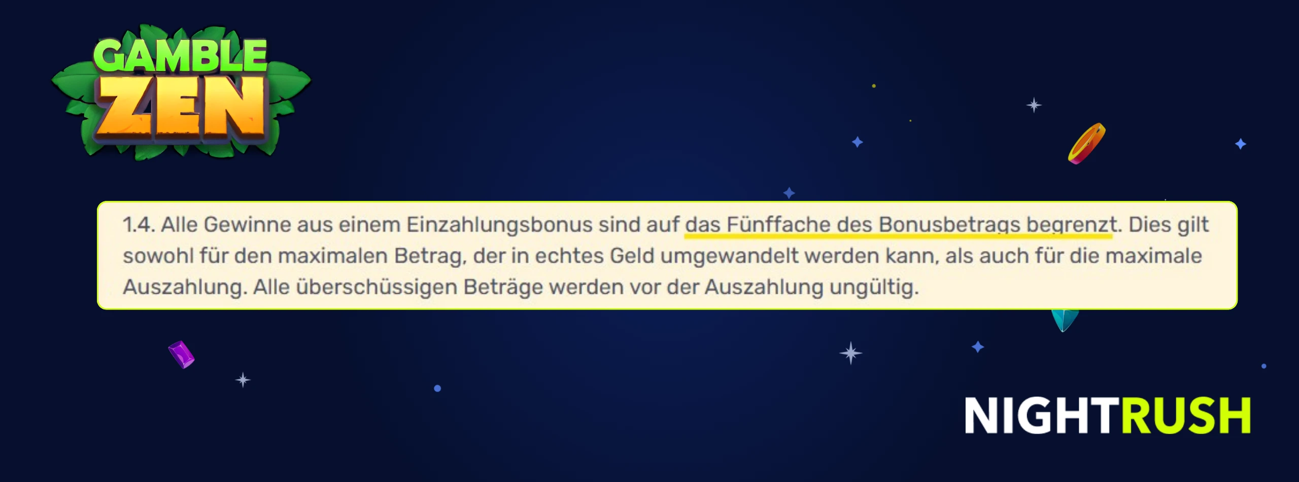 Gamblezen Casino Bonus Maximalgewinn