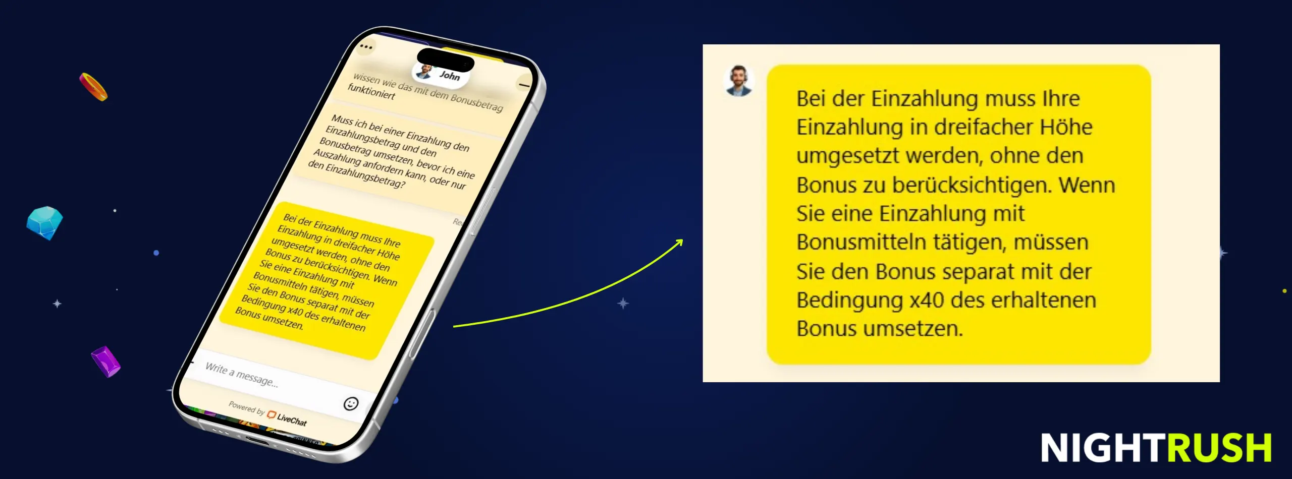 Gamblezen Casino Live-Chat