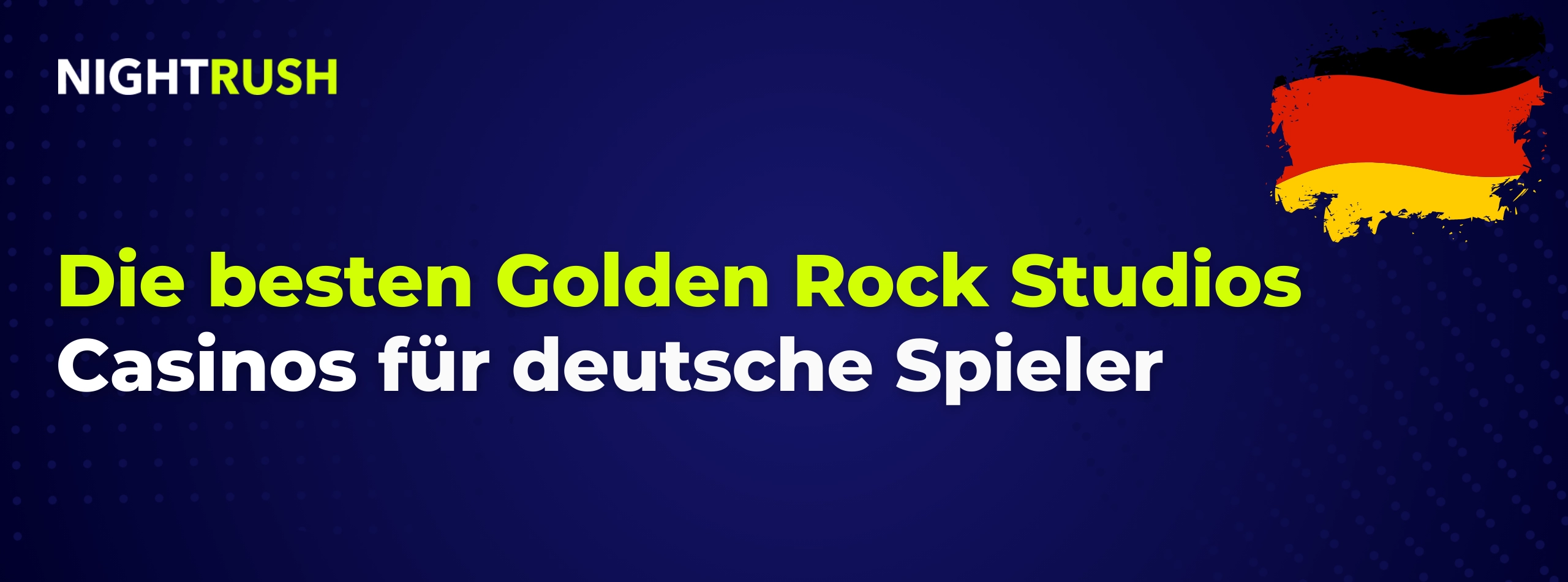 Nightrush Banner mit dem Text: 