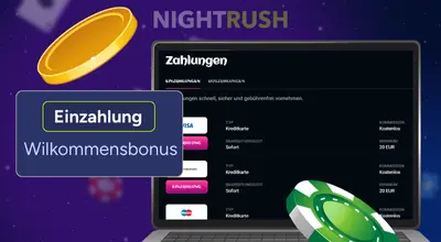 SpinsUp Casino Einzahlung und Willkommensbonus