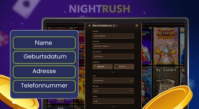 Registrierungsprozess im Lanista Casino