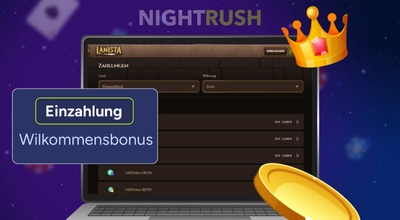 Einzahlung im Lanista Casino tätigen.