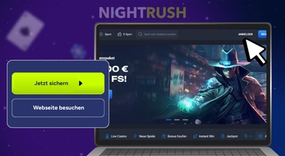 Lucky Hunter Casino Startseite mit Anmeldung