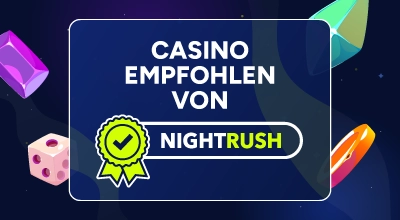 NightRush genehmigte Online-Casino-Lizenz.