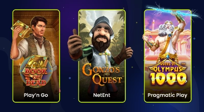 Beliebte Online-Slots von bekannten Anbietern.