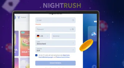 RocketSpin Casino Registrierung