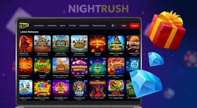 Auswahl an Slot Spielen im Yep Casino