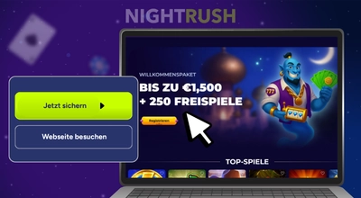 Registrierungsseite von Morospin Casino