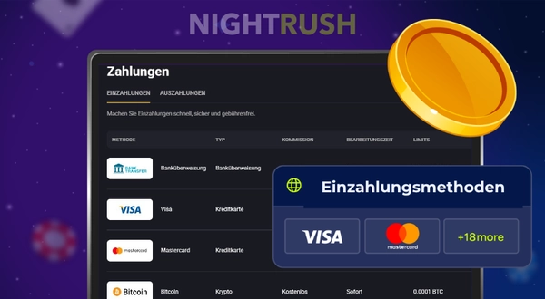 Amonbet Casino Zahlungsmethoden