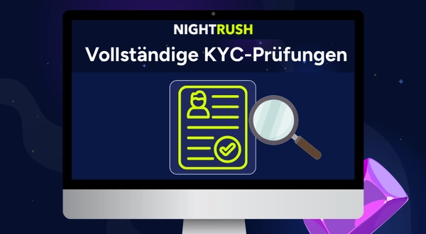 Banner mit dem Text KYC-Prüfungen abschließen