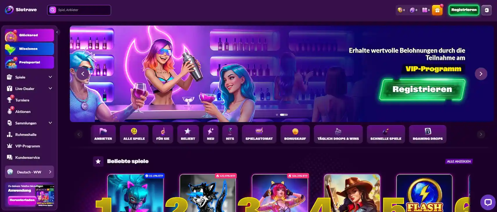 Slotrave Casino Startseite 