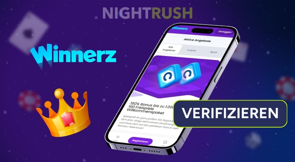 Bestätigungslink zur Verifizierung von Winnerz Casino