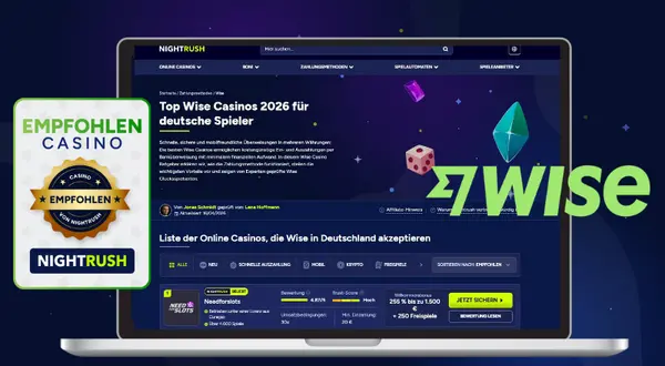 Wise Casinos in der Nightrush Bewertung