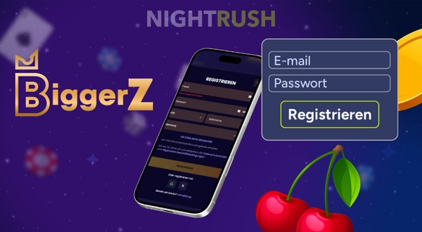BiggerZ Casino Registrierungsformular