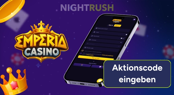 Emperia Casino auf einem Mobilgerät
