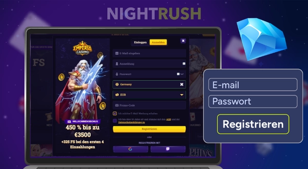Emperia Casino Registrierungsformular