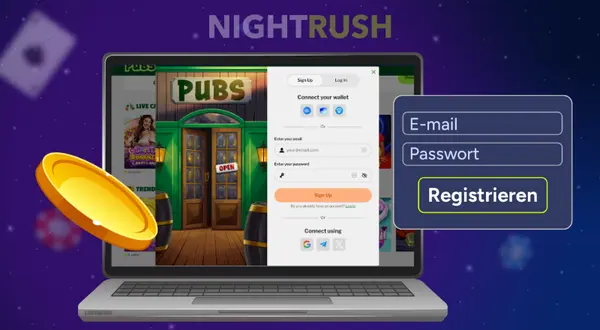 Pubs Casino Registrierungsseite