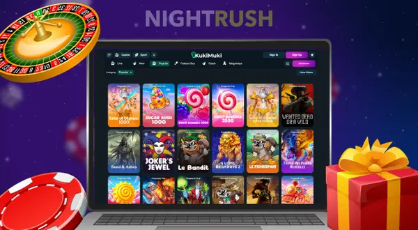 KukiMuki Casino Spiele-Seite